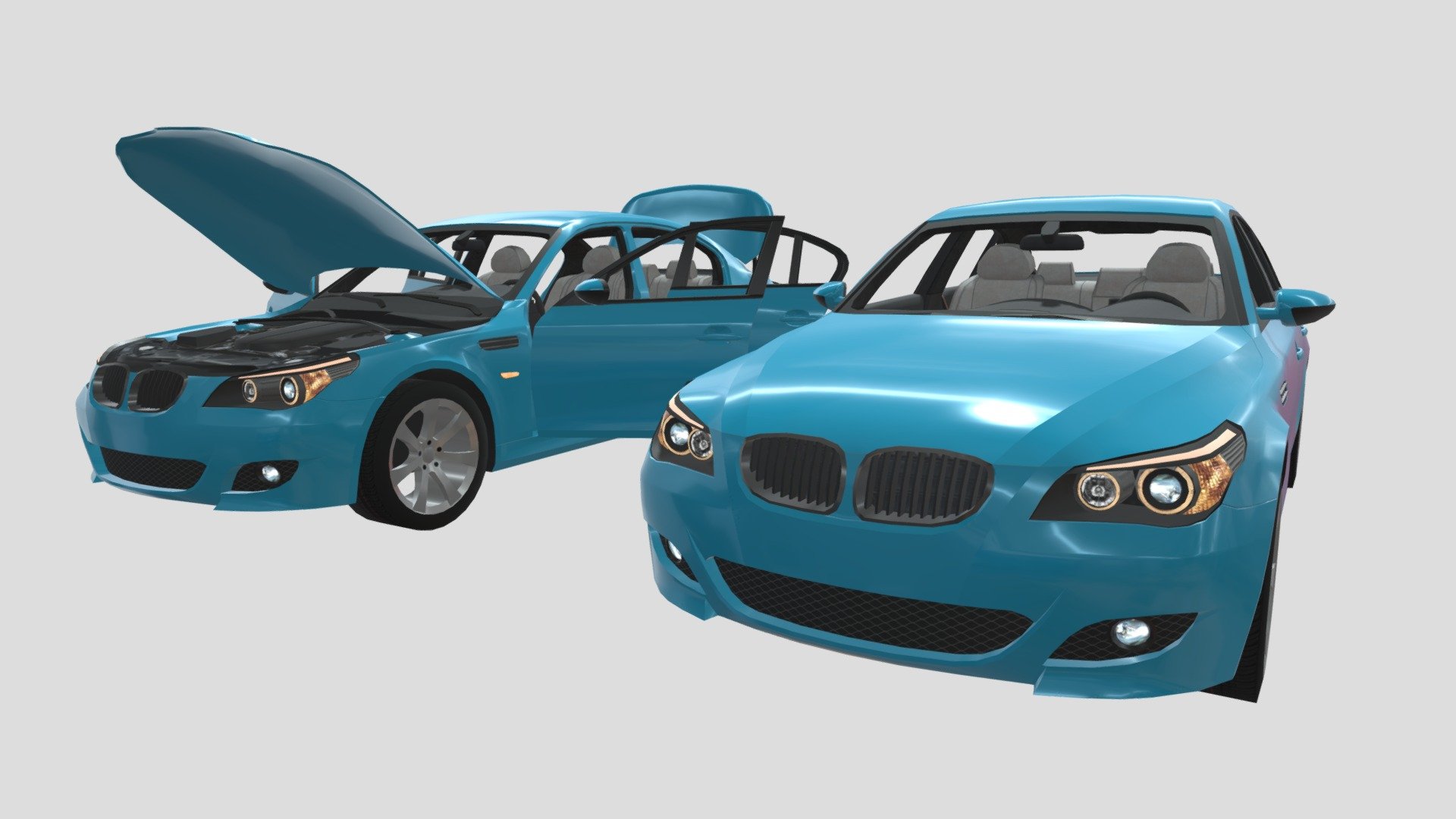 BMW E60 M5 - 3D model by entervent 3d model