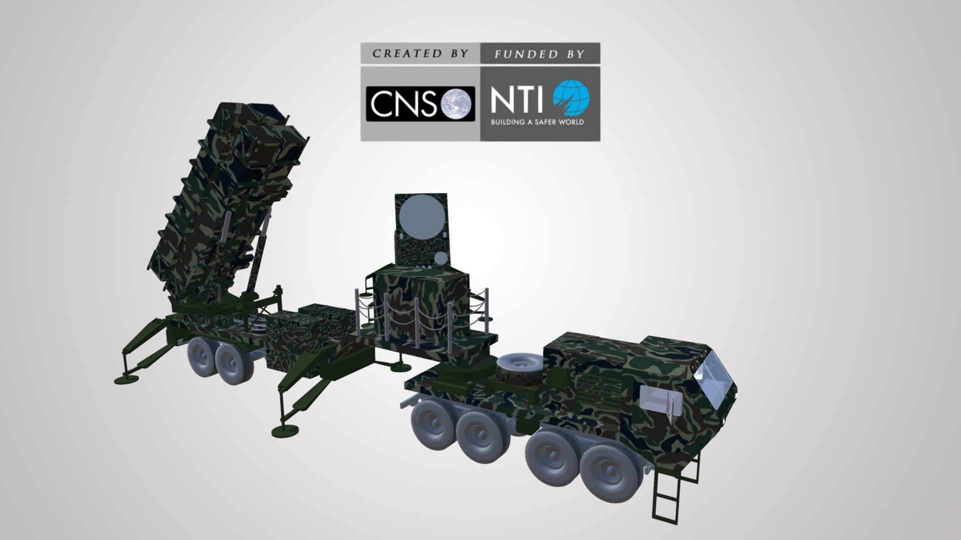 Patriot Advanced Capability-3 (PAC-3) - 3D model by JamesMartinCNS 3d model