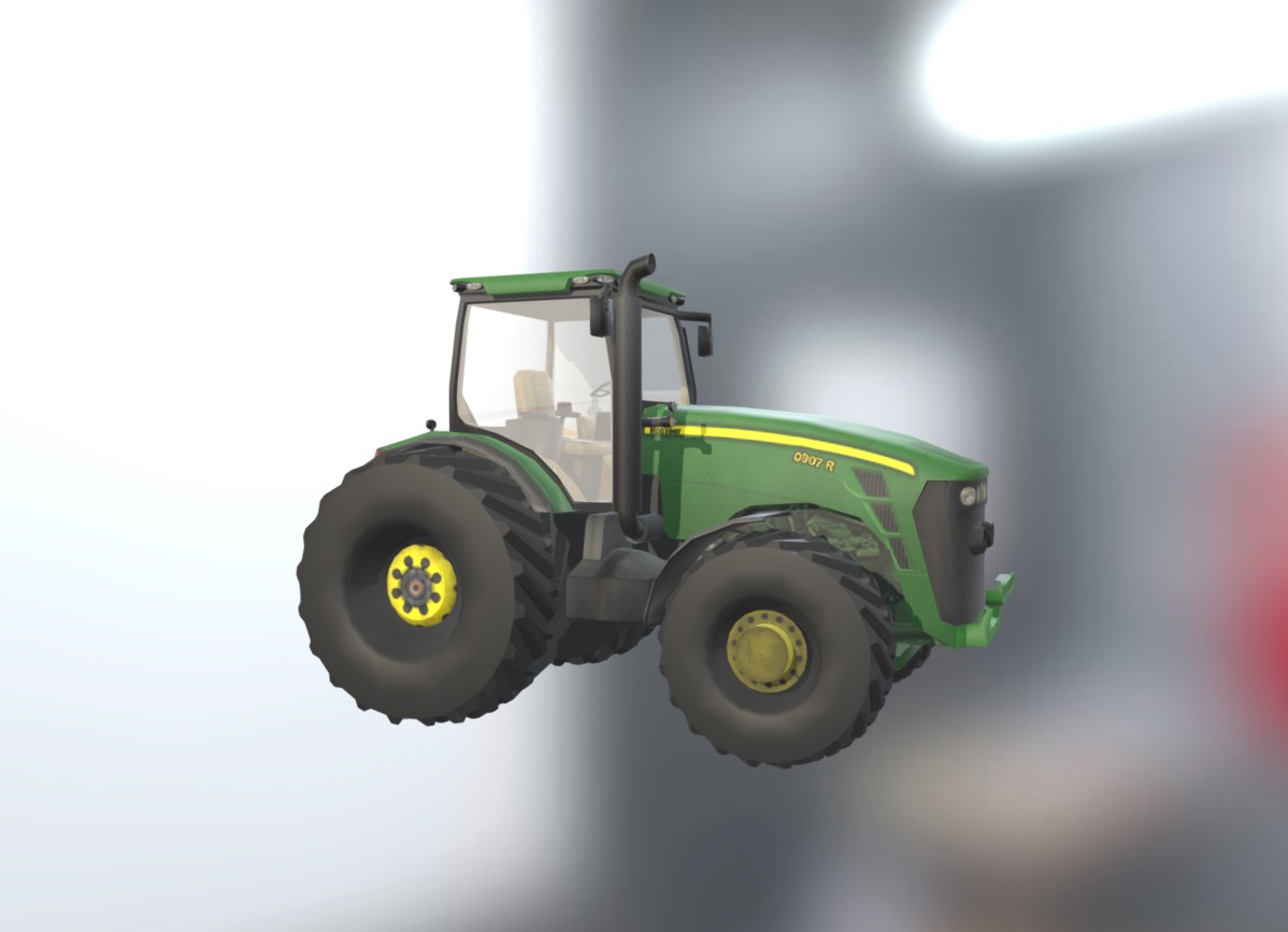 Tractor - 3D model by llllline 3d model