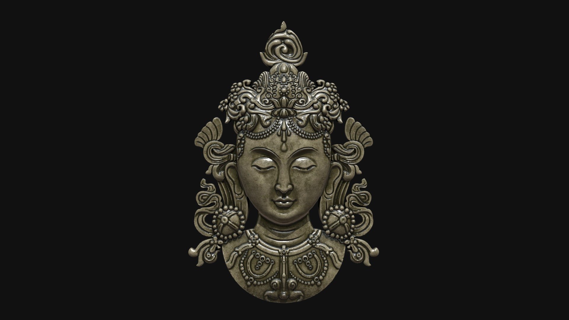 Green Tara Tibetan - Green Tara - 3D model by ForestStudio (@caolamds) 3d model