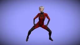Female Dancer Twerking Animation