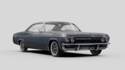 Impala 1965 ss chevrolet, muscle, american, impala, realistic, old, musclecar, carmodel, cheap, freemodel, 3d, blender, blender3d, car, free, 3dmodel, sketchfab, amaricas, chevrolet-impala, zirodesign, alisafarpour