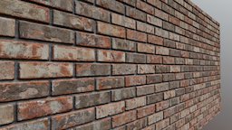Grungy Brick Wall brick, photoscan, texture, scan, wall