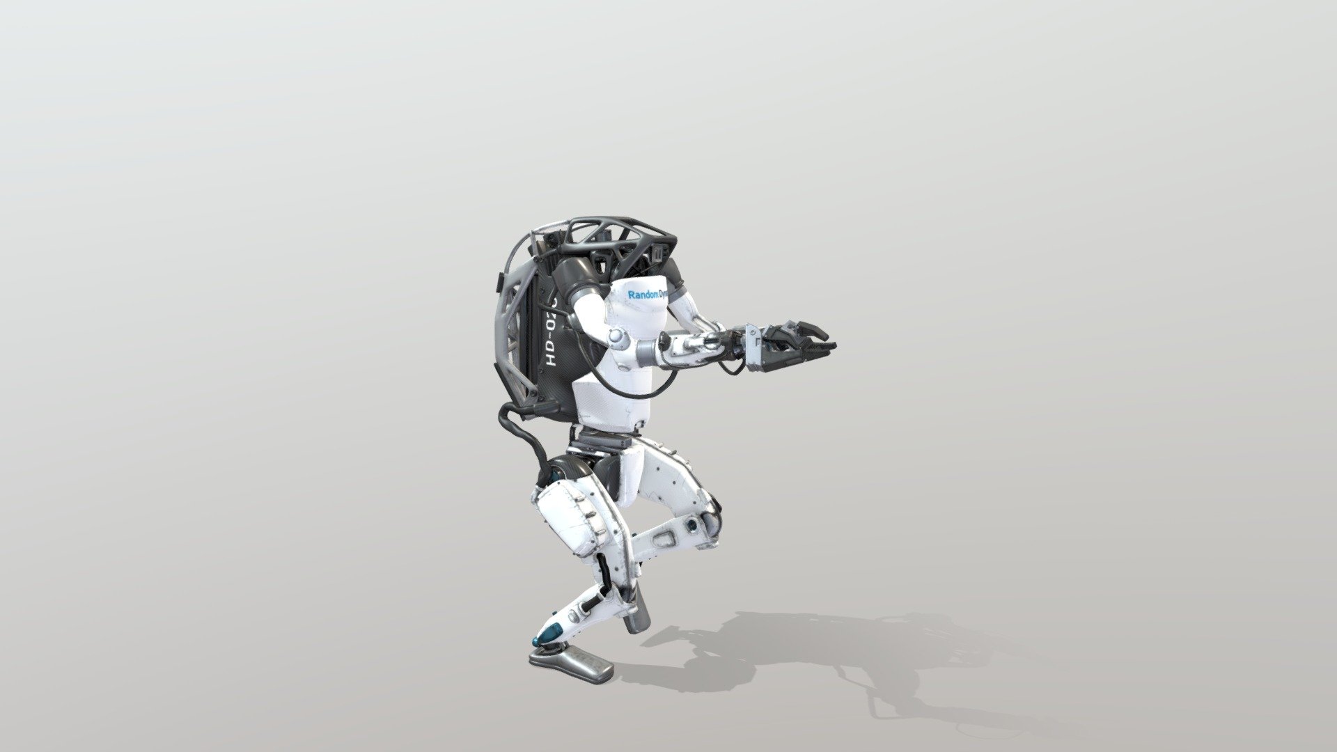 This is Random Represent version of Atlas 2023 the robot of boston dynamics animated full rigged.
Blender file and FBX.                                                                                                                                                                                                                        

Unwrapped UV. PBR material.                                                                                                                                                                                                        

Textures and maps 4096x4096 resolution in .png file format.                                                                    

Included texture maps: Diffuse, Normal, Ambient Occlusion, Specular, Roughness.                           

Printable 3d model