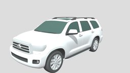 Toyota Sequoia (2011) 2011, toyota, realistic, photoreal, sequoia, car