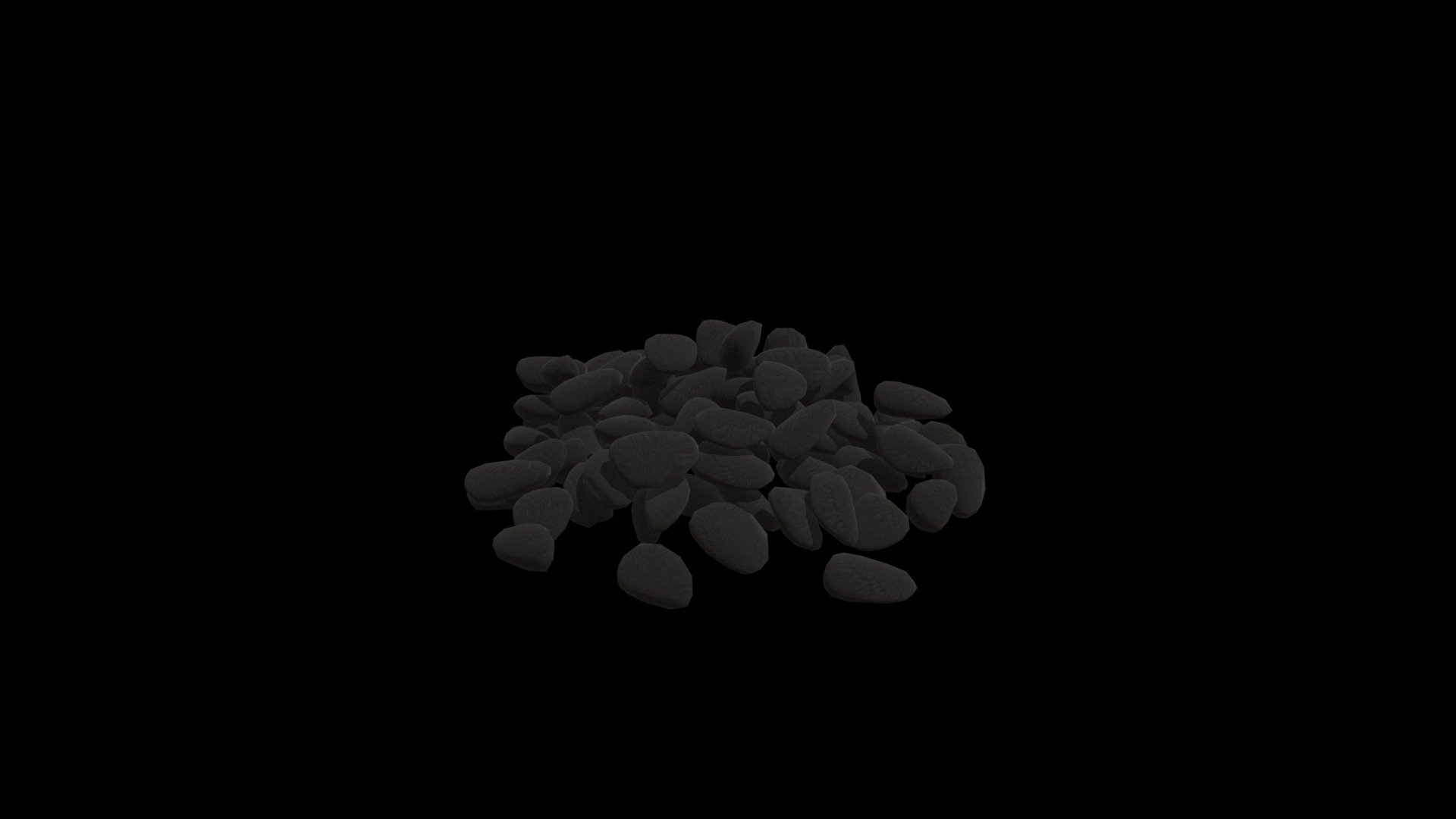 This is a pile of lit coal I made as part of my final blacksmith environmental scene in my 3D Modeling course. This pile was placed in the lower area of the firepit. I used the MASH plugin to make the pile of coal.

Modeled in Maya - Texture in Substance Painter - Unlit Coal - 3D model by sdallas 3d model