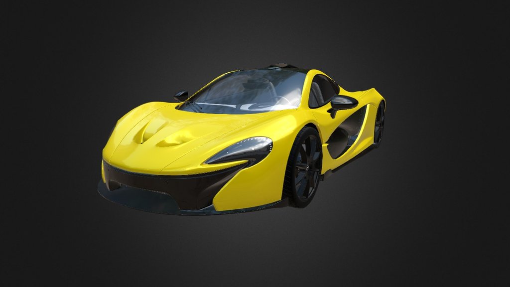 McLaren P1 - 3D model by drbanana 3d model