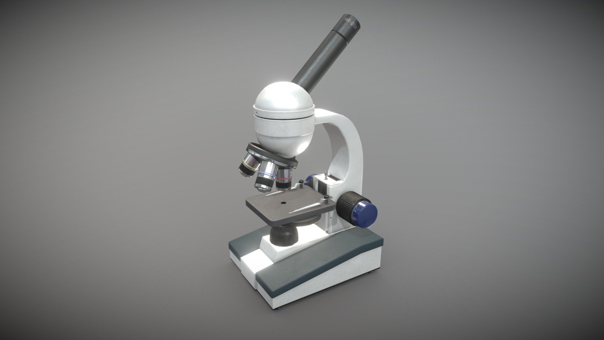 Biological microscope model
For games
Reference is AmScope M150C-I

Modelled in 3ds max and Mudbox
Painted in Substance Painter - Microscope - Download Free 3D model by Eugen Vahrushin (@eugen_vahrushin) 3d model
