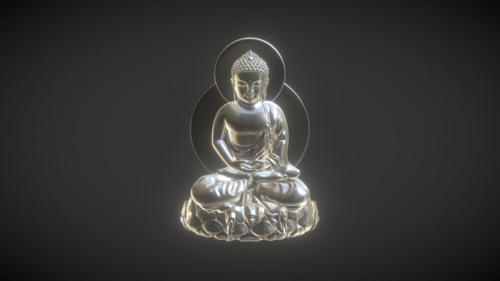 Buddha Modeling for Temple in Taiwan, any comments and suggestion will be appreciated! - Buddha Modeling Test - 3D model by Chun-Wei.Chen 3d model
