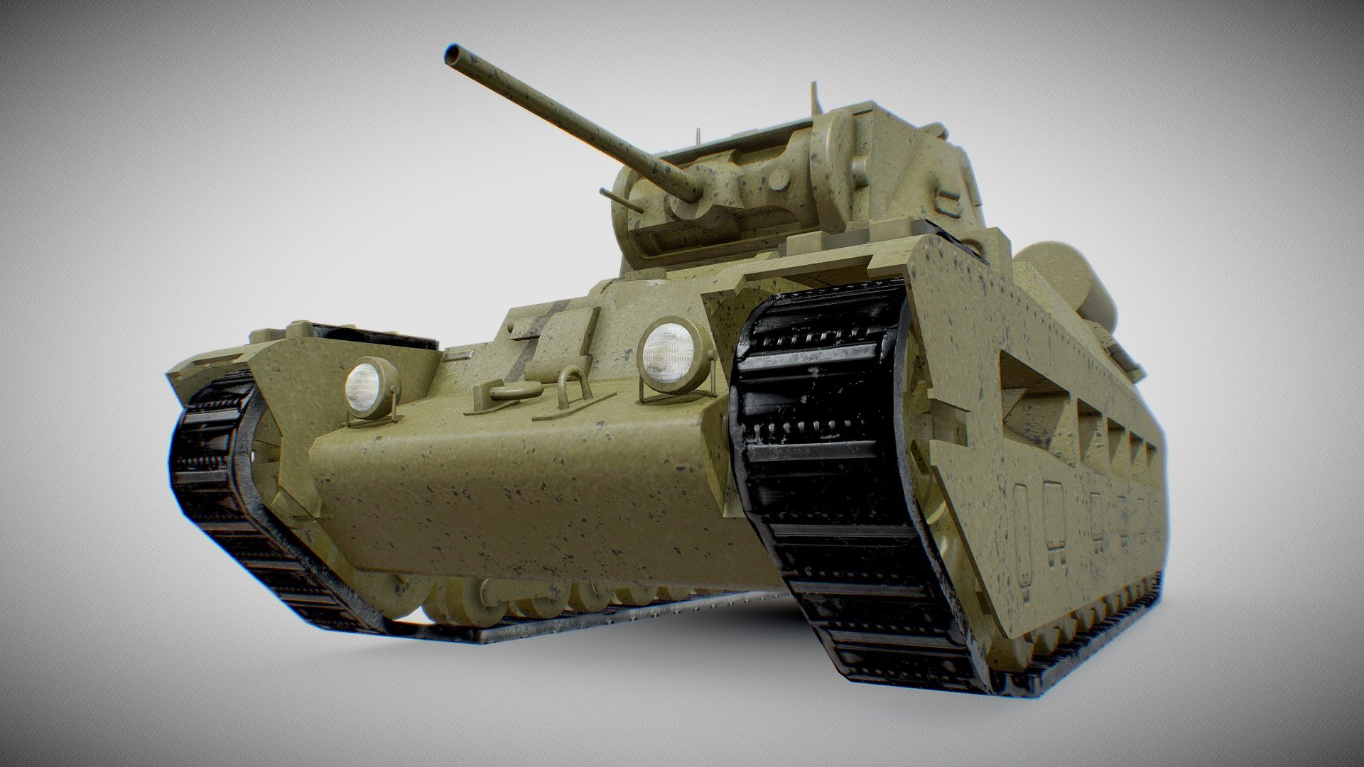 Low poly model prepared for texturing has baked maps resolution 2K, optimal topology 3d model
