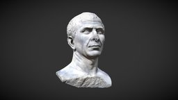 Presumptive portrait of Julius Caesar portrait, old, roman, jules, caesar, cesar, man