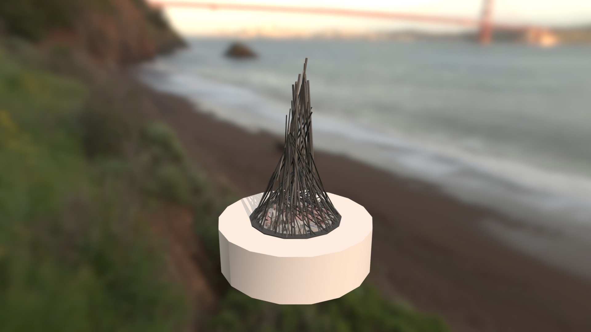Fire Pit - Download Free 3D model by ryanpendarvis 3d model