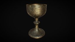 Chalice treasure, goblet, metal, old, chalice, cup, gold