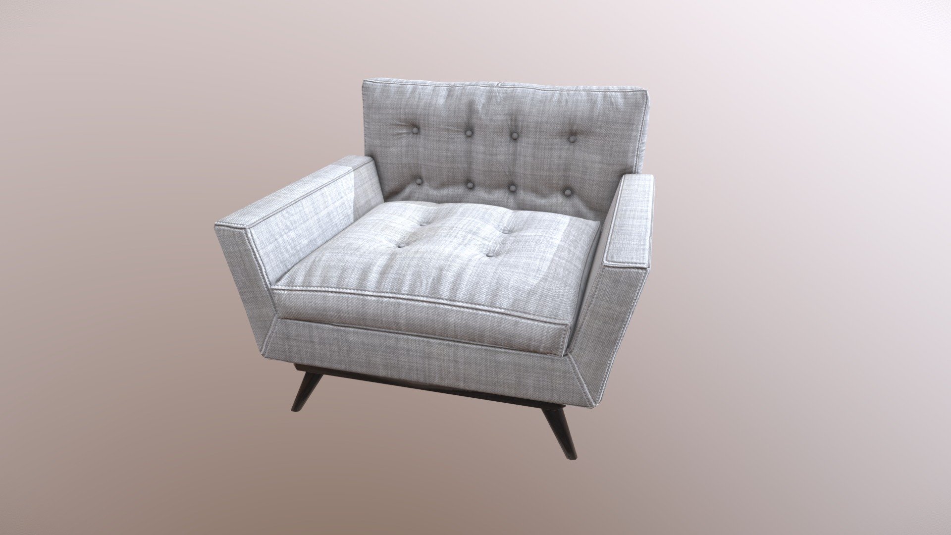 White Armchair - White Armchair - Buy Royalty Free 3D model by cardiosaurus 3d model