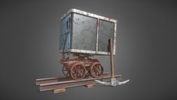 Rusty Mining Cart