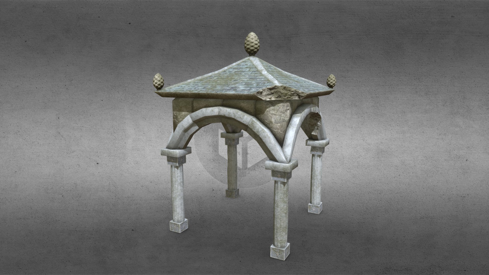 Introducing damaged stone gazebo:
Includes:




Damaged Stone Gazebo

For support or other information please send us an e-mail at info@sunbox.games

Check out our other work at sunbox.games - Damaged Stone Gazebo - Buy Royalty Free 3D model by Sunbox Games (@sunboxgames) 3d model
