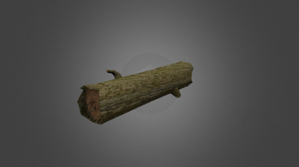 game prop - Log - 3D model by blenderbug 3d model