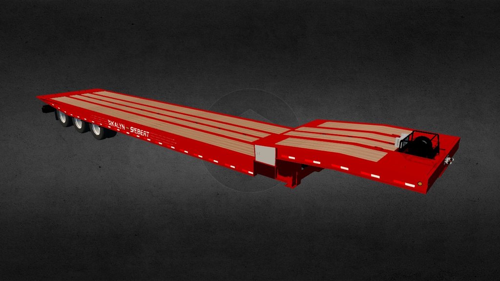 Kalyn Siebert 48ft Tilt Deck Tridem - 3D model by bansheewoj 3d model