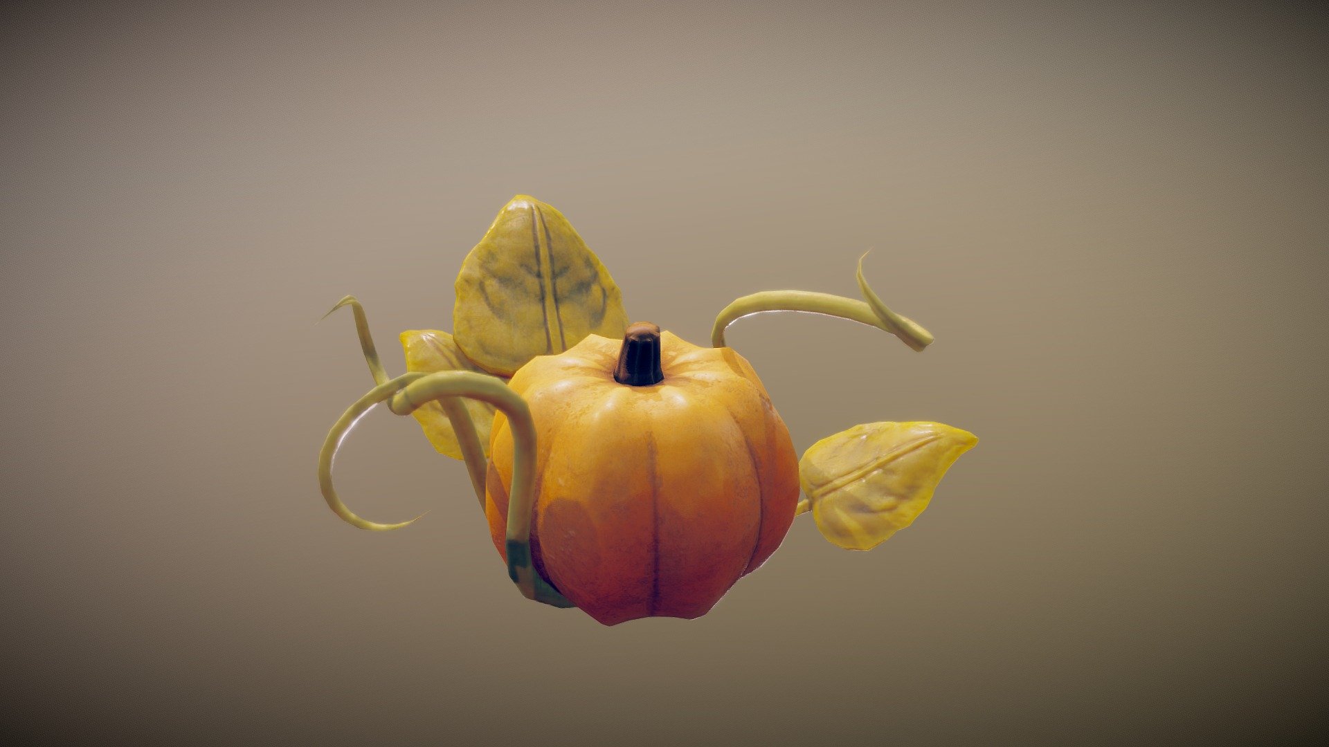 Game ready pumpkin asset - Pumpkin (lowpoly game asset) - Buy Royalty Free 3D model by Theon 3d model