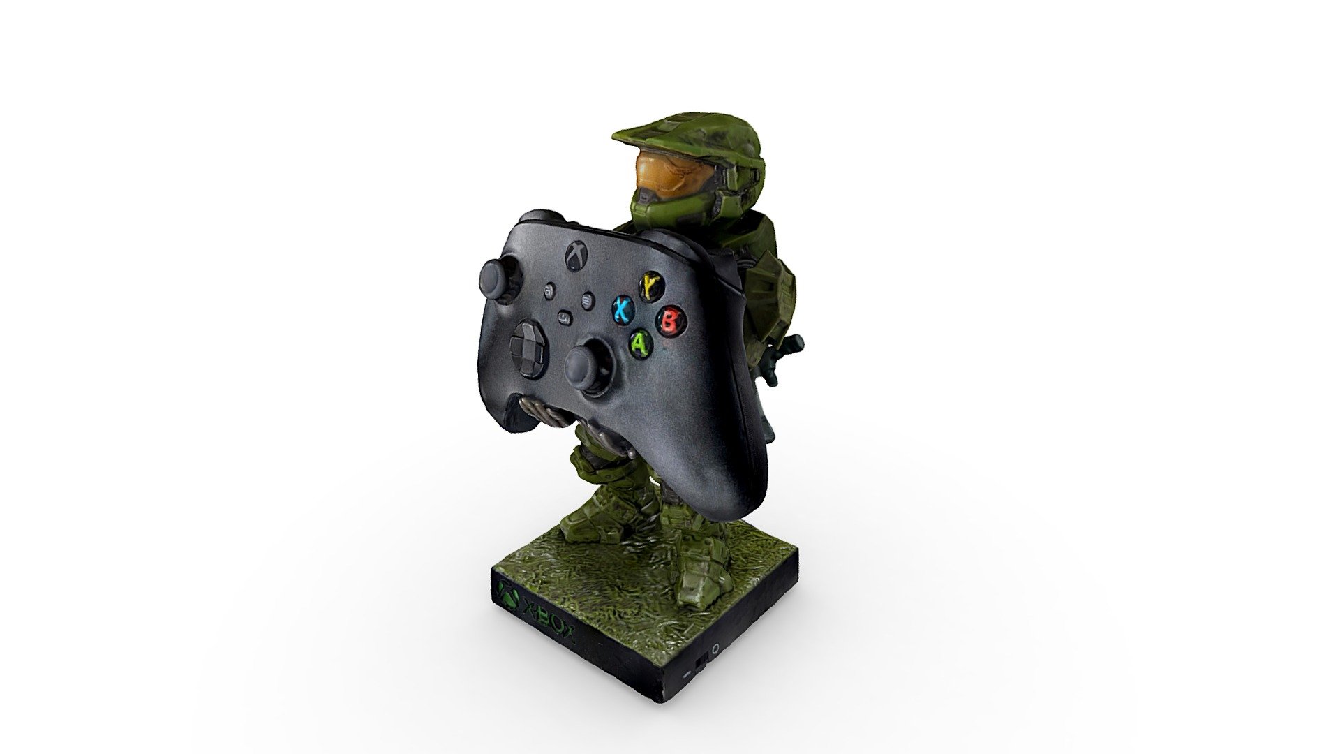 Cable Guy Halo Infinite Xbox Controller holder - Halo Infinite - Master Chief Controller Holder - 3D model by makeitmovemedia 3d model
