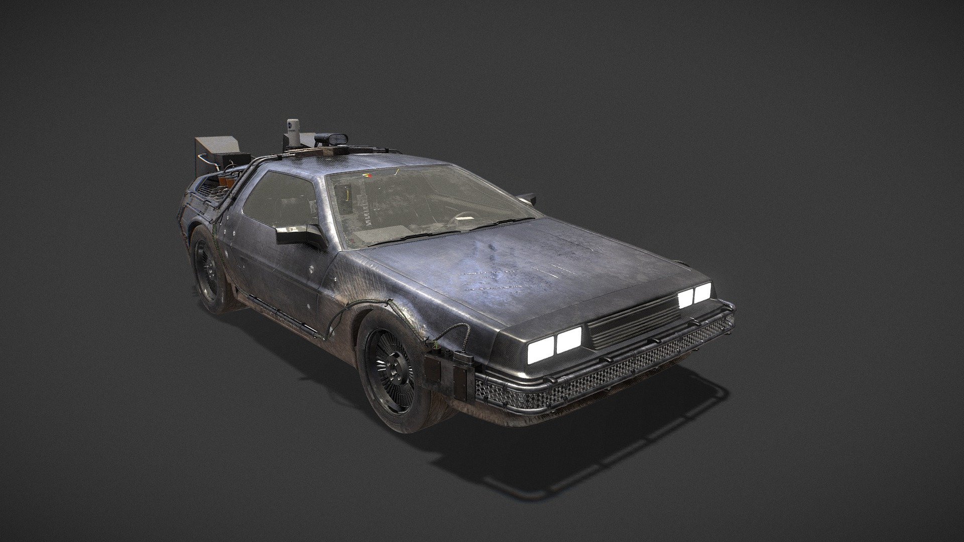3D model of the Delorean from Ready Player One. There are a few differences, but I tried to make it as close as possible 3d model