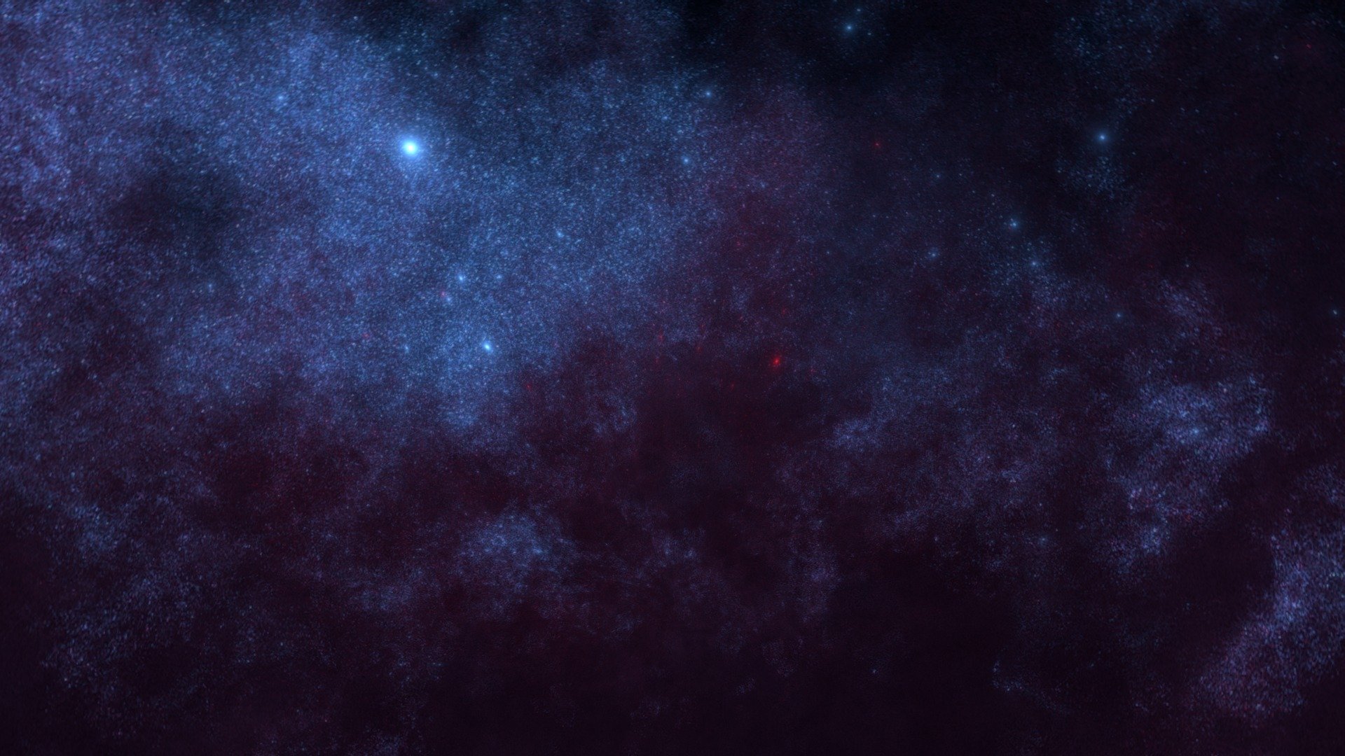 Inside Galaxy Skybox HDRI 360 panorama. Made with galaxy shader in blender. 4k. No AI 3d model