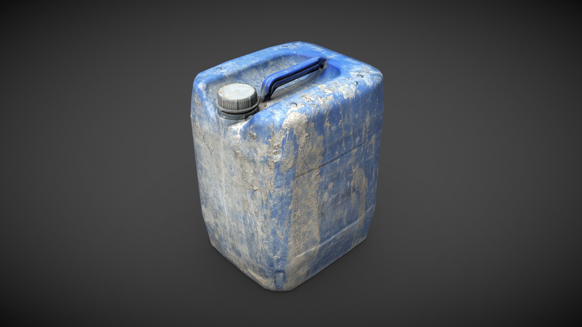 More canisters on https://sketchfab.com/hoxsvl/collections/canisters-0e448aa1fb5f41759ef1a3c0b7531a02






20L plastic canister

115x16mp

Scanned in Metashape, retopology in Blender.

Baking textures in Substance, Blender, Photoshop.

Textures [4k, png w/o alpha], Normal Map - DirectX [-Y]
 - #7 Plastic Canister | Канистра [LowPoly] - Download Free 3D model by hoxsvl 3d model