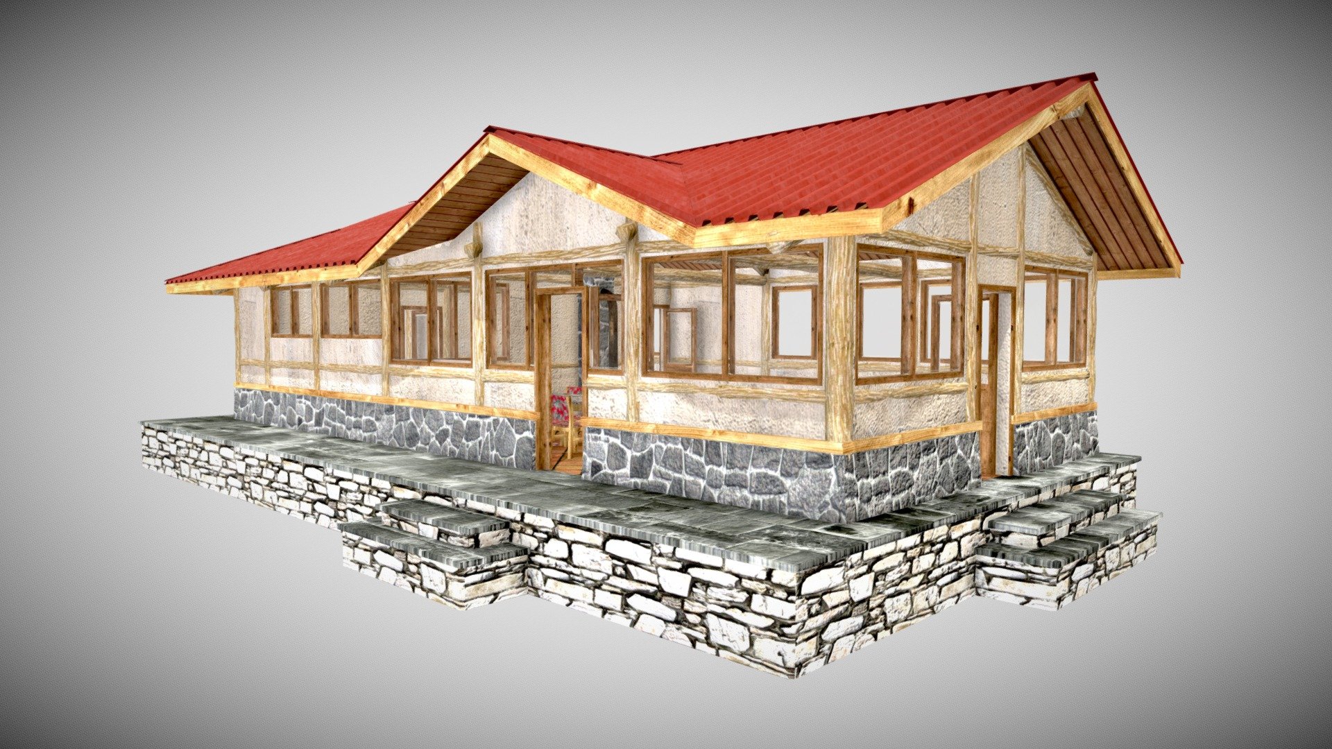 Kasol Camp - Buy Royalty Free 3D model by Francesco Coldesina (@topfrank2013) 3d model
