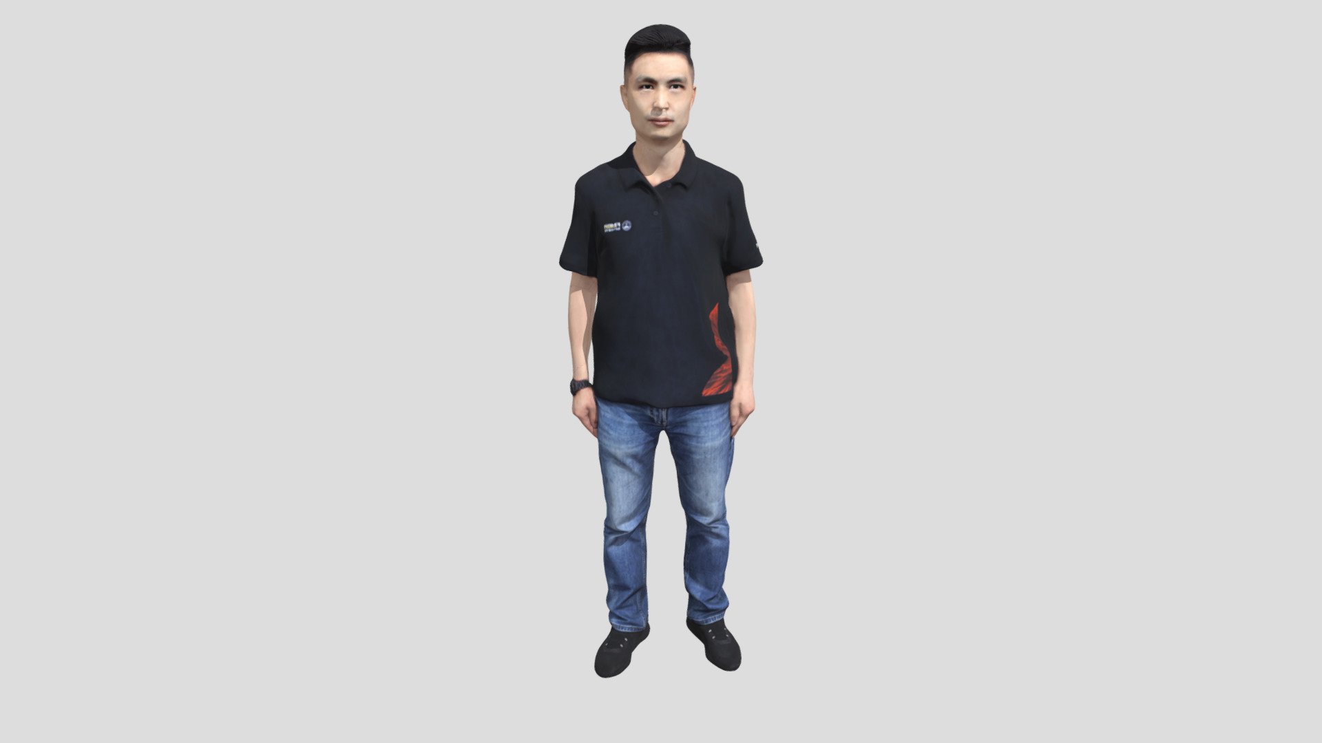 This is a matrix 3D scanning system developed by our team, synthetic full-color 3D portrait, the hardware equipment of this technology, can be widely used in 3D photo gallery production, real 3D full-color handicraft 3d model