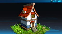 Little House cute, little, handpaint, corner, tiny, nature, smartmobilevision, game, house, home, prehistoric