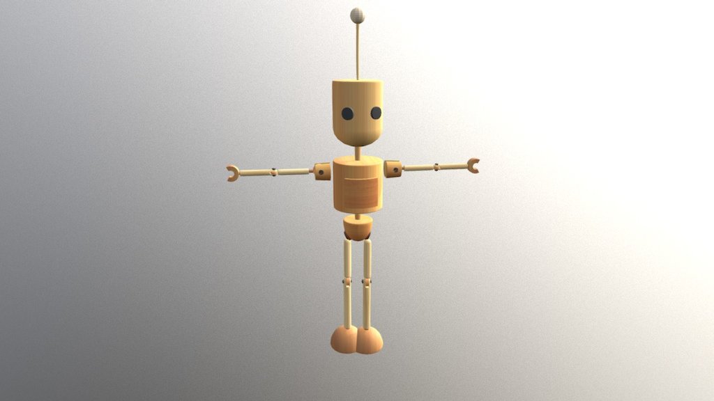 a rigged 3d model of a cartoon wooden character

all the parts of the body is named properly so are the bones . 

skin weights are properly managed 

get the 3d model for free on 3dexport:
-link removed- - Blake-3d cartoon wooden character - 3D model by RitikRaj (@RitikRaj-3d) 3d model
