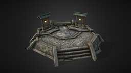 Old Altar game_asset, game-art, architecture, building, environment