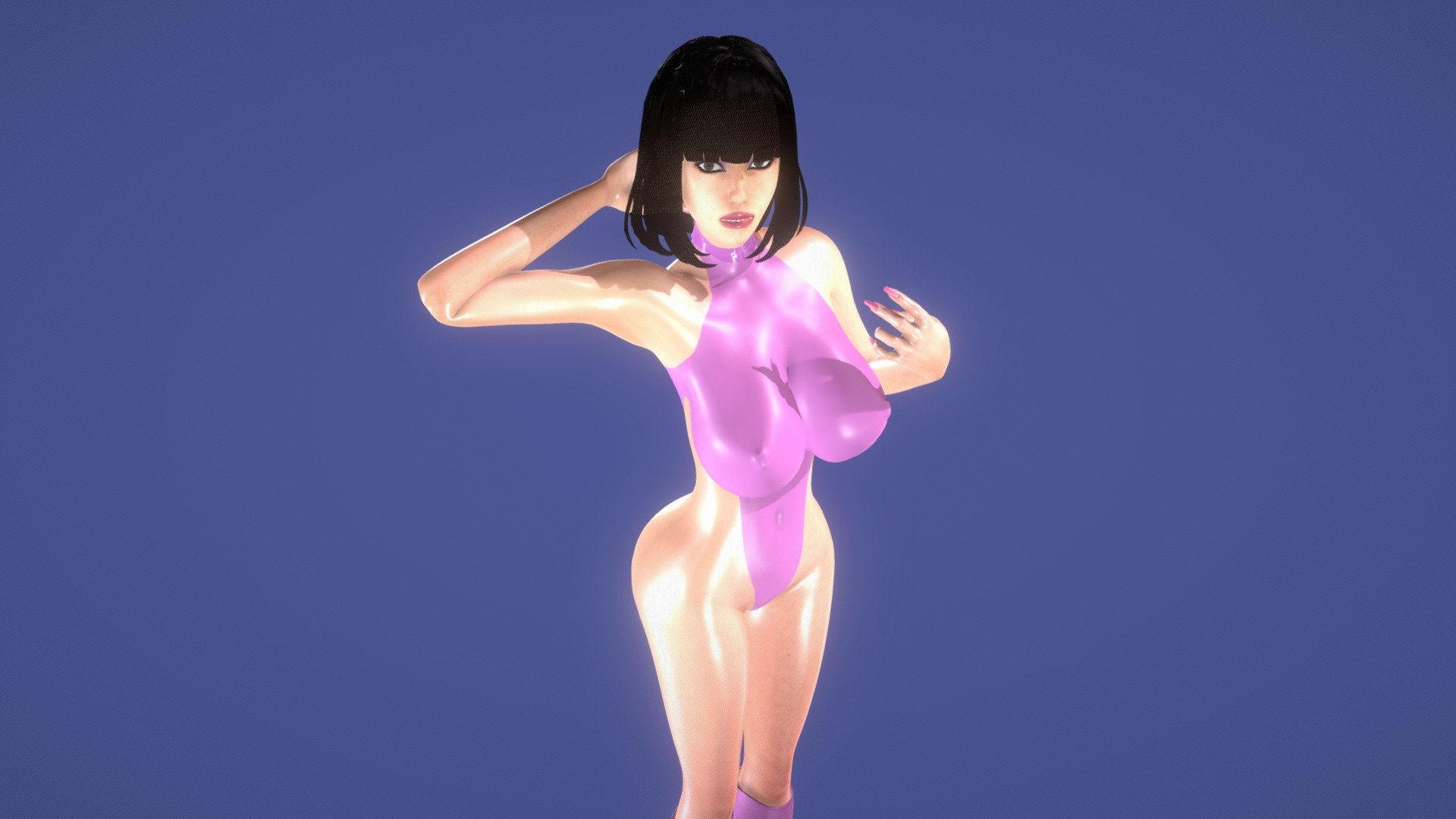 Sexy 2021 leotard suit - 三ツ谷 Mitsuya 2 Sexy leotardsuit 2021 - 3D model by 吉木さゆみザ日本のプリンセス (PrincessSayumi92) (@princesssayumi92) 3d model