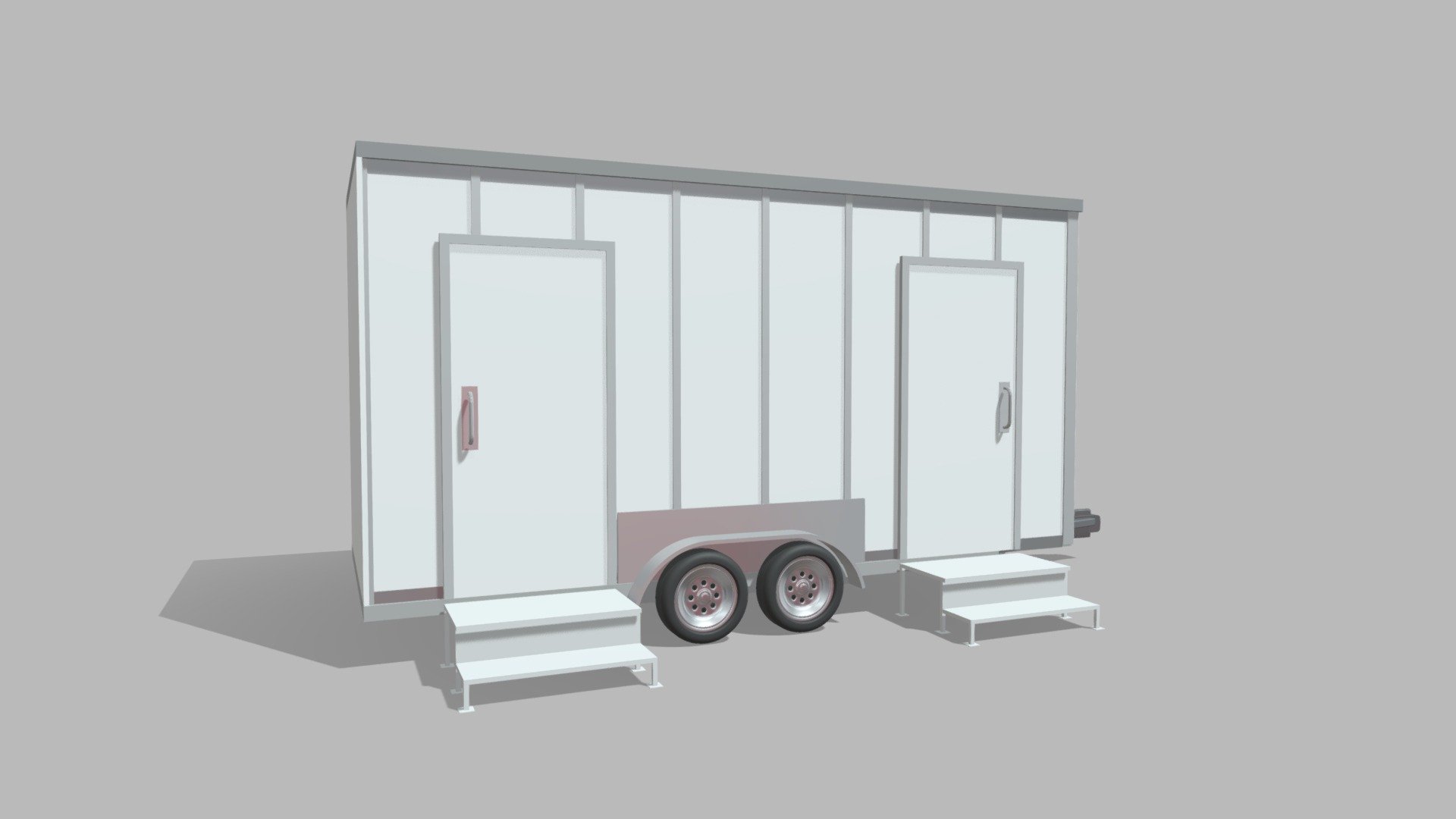 Restroom Trailer Rental

IMPORTANT NOTES:




This model does not have textures or materials, but it has separate generic materials, it is also separated into parts, so you can easily assign your own materials.

If you have any doubts or questions about this model, you can send us a message 3d model