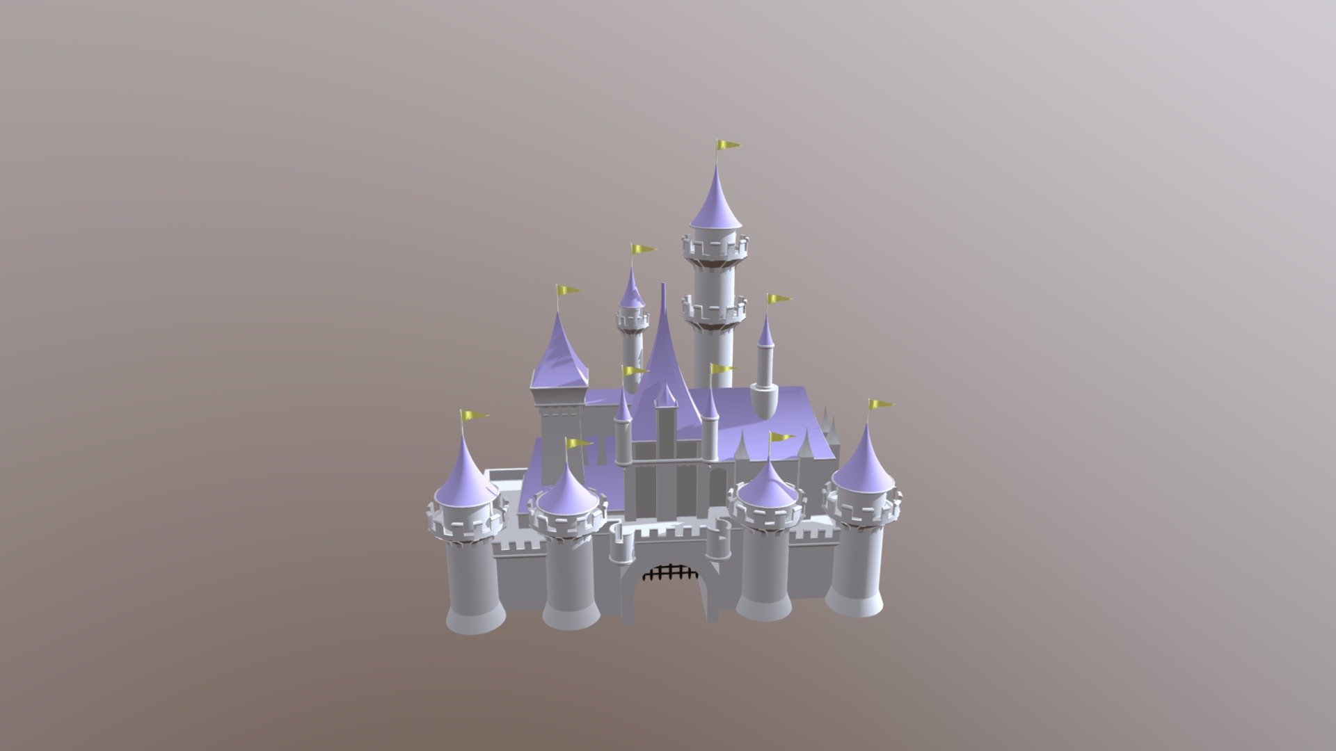 Castle - Download Free 3D model by wareFLO 3d model