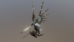 Necron Void Dragon void, necron, substancepainter, substance, dragon, warhammer40k