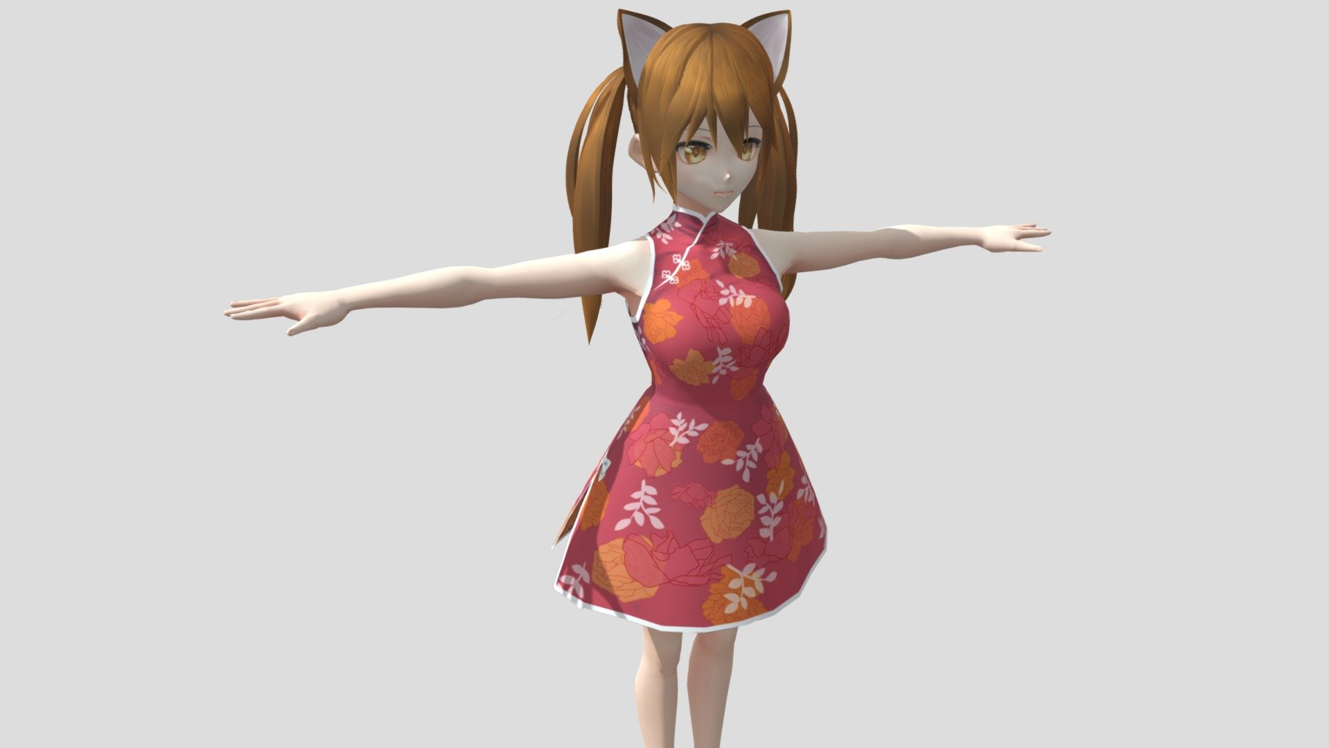 Model preview



This character model belongs to Japanese anime style, all models has been converted into fbx file using blender, users can add their favorite animations on mixamo website, then apply to unity versions above 2019



Character : Maple

Verts:19308

Tris:27108

Fourteen textures for the character



This package contains VRM files, which can make the character module more refined, please refer to the manual for details



▶Commercial use allowed

▶Forbid secondary sales



Welcome add my website to credit :

Sketchfab

Pixiv

VRoidHub
 - 【Anime Character】Maple (Cheongsam/Unity 3D) - Buy Royalty Free 3D model by 3D動漫風角色屋 / 3D Anime Character Store (@alex94i60) 3d model