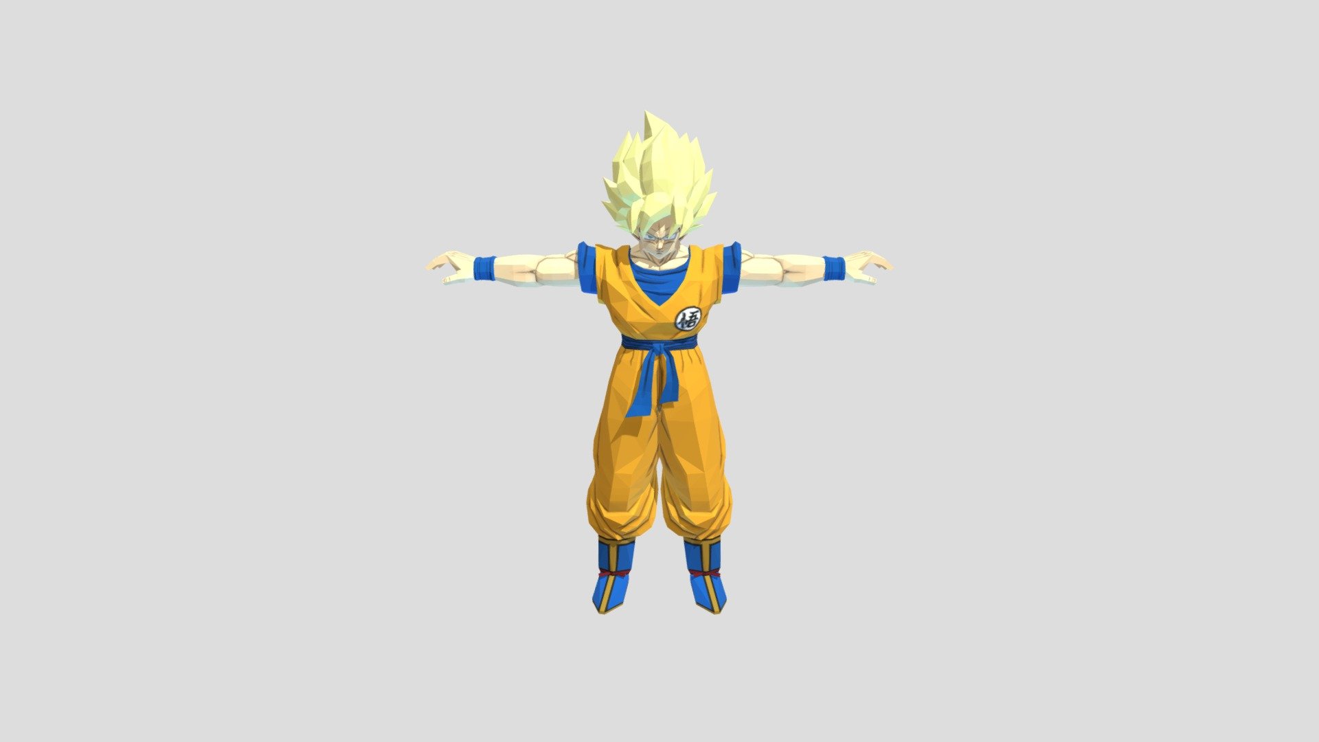 Goku-ssj-blue - 3D model by shubhamshastri.working 3d model