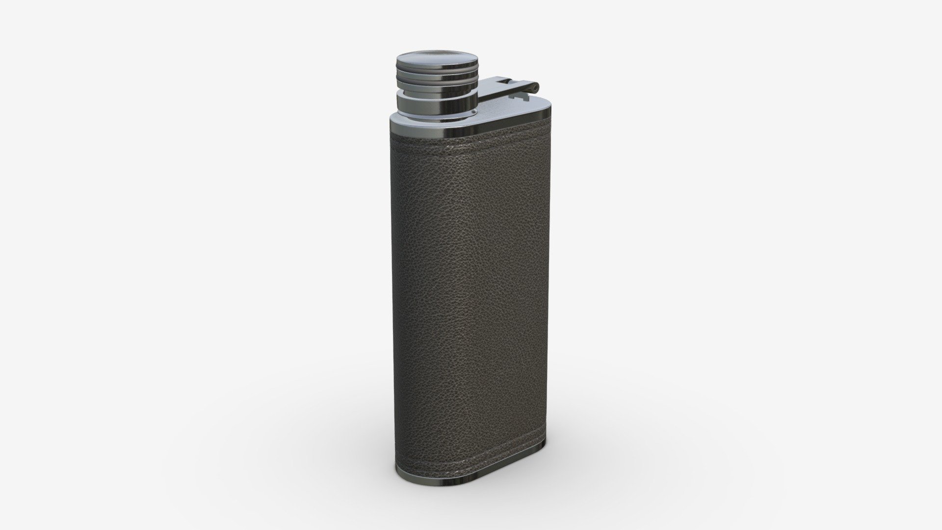 Flask with leather wrap 03 - Buy Royalty Free 3D model by HQ3DMOD (@AivisAstics) 3d model