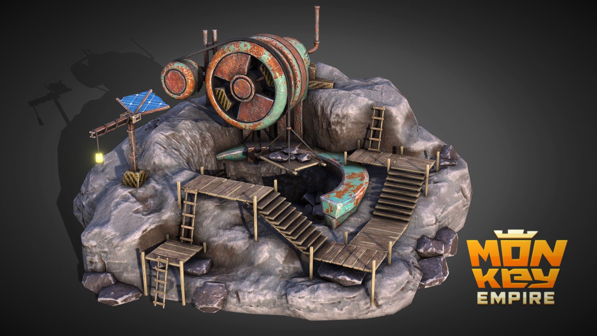 Iron mine model for upcoming RTS game Monkey Empire.

https://monkeyempire.net/ - Monkey Empire: Iron Mine (Official) - 3D model by MonteGargano 3d model