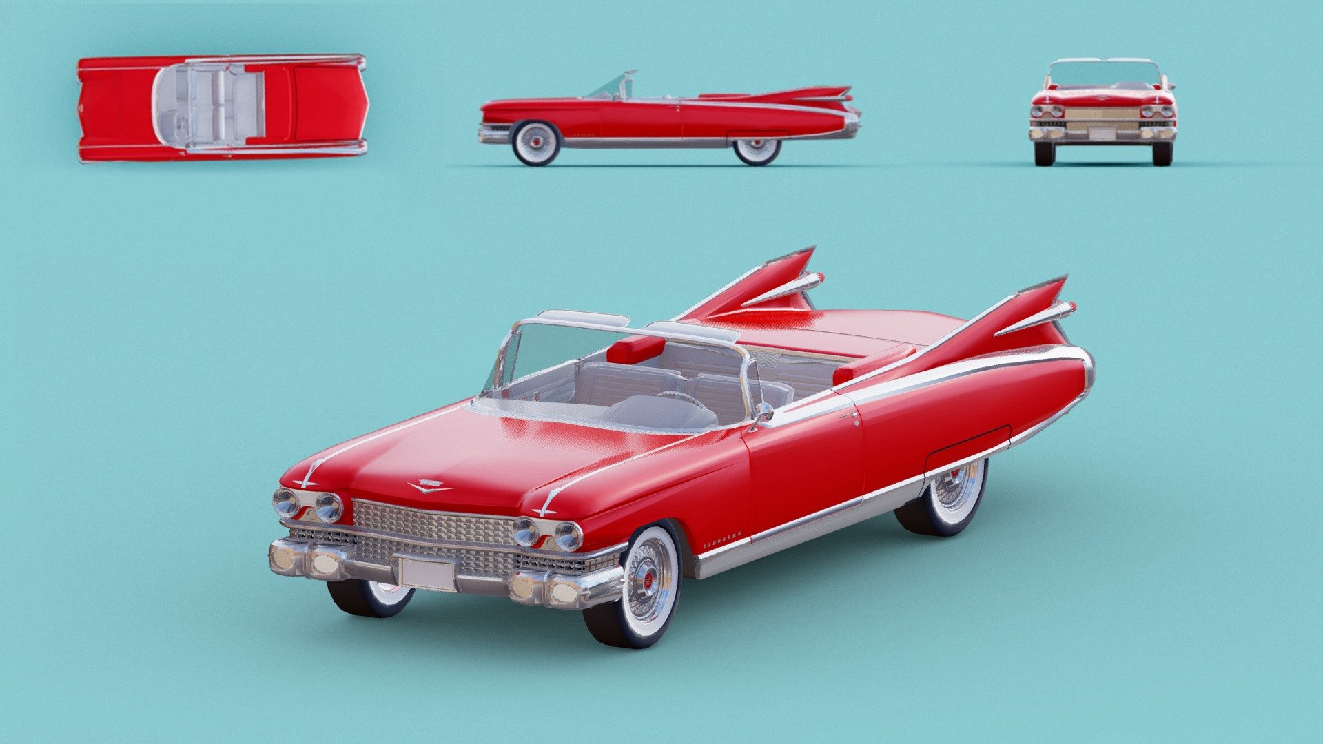 Customer reviews are extremely important for the development and improvement of services. If you purchased a 3D model in my store, I encourage you to share your opinion by leaving a rating (stars). This will help me understand your expectations and adapt
 offer to suit your needs. Thank you for your time and support! - 3d model CADILLAC ELDORADO BIARRITZ 1959 - Buy Royalty Free 3D model by zizian 3d model