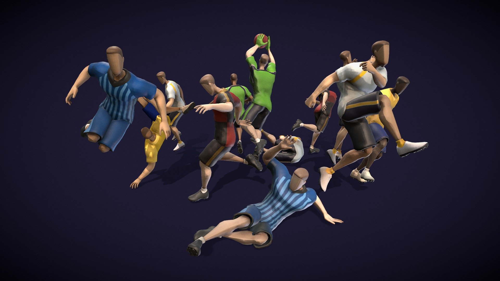 Studio33 Interactive_[soccer8]all_object - 3D model by Studio33Interactive 3d model