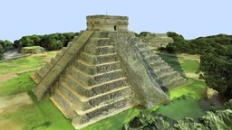 Chichen Itza, Maya, Tinúm heritage, site, maquette, mexico, print, chichen, tourism, archeological, unesco, itza, maya, modeling, photogrammetry, 3d, model, tinum