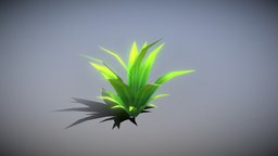 Grass01 plant, grass, nature, game, model