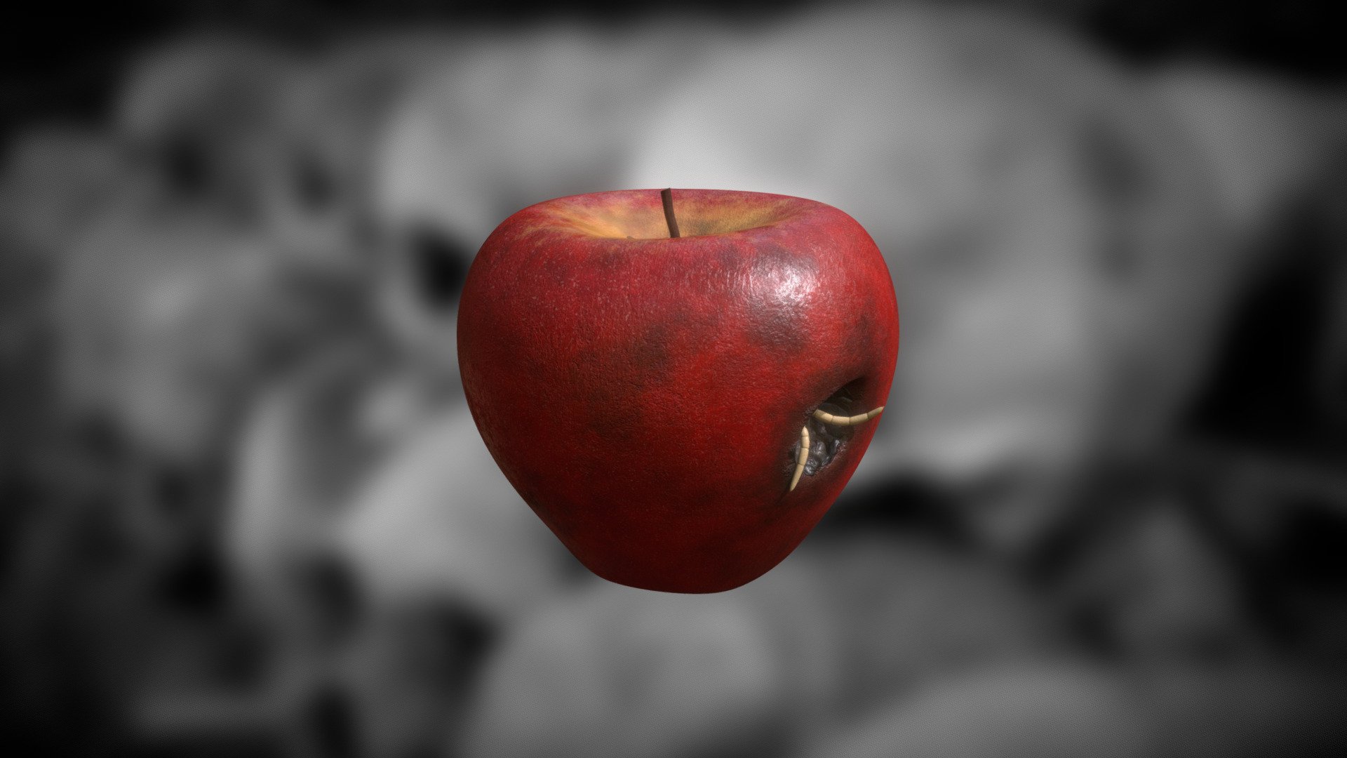 I created this model originally in Blender. I modeled everything you see by hand. I then brought the model over into Substance Painter and created the procedural Apple Skin you see and then added the details. I saw many use Apple photos for their models and I decided to instead create a procedural texture, so that I could use the material on mutiple apples and just add details as needed. Now available for purchase here on Sketchfab! - Rotten Apple - Buy Royalty Free 3D model by Gregory Allen Brown (@gregoryallenbrown) 3d model