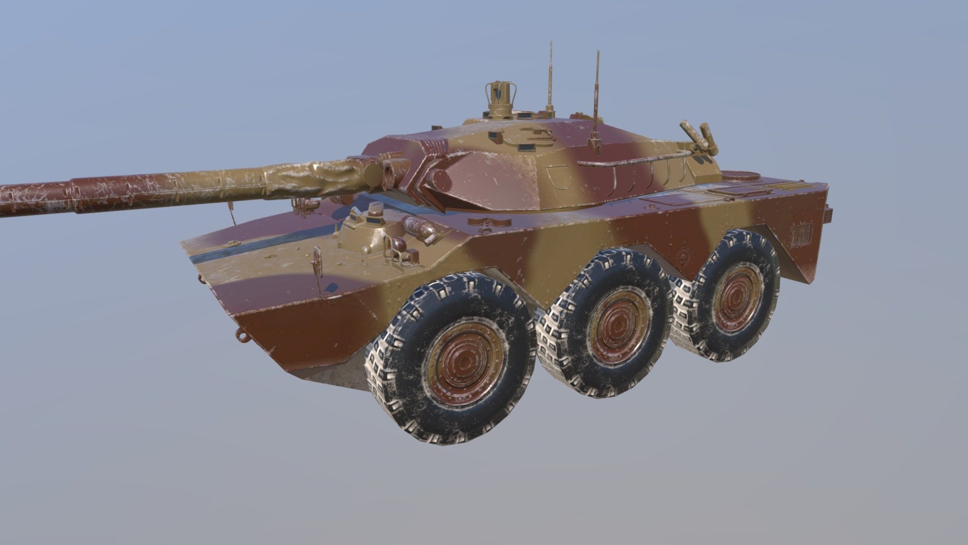 AMX-10 RC - 3D model by 3DSurf (@Bevel_Man) 3d model