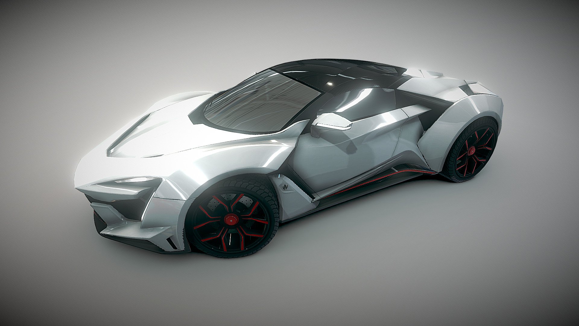 Dont Ask for free downloads, it will never happen! - Fenyr Supersport - Low poly quick build - 3D model by OGL (@GaryLim) 3d model