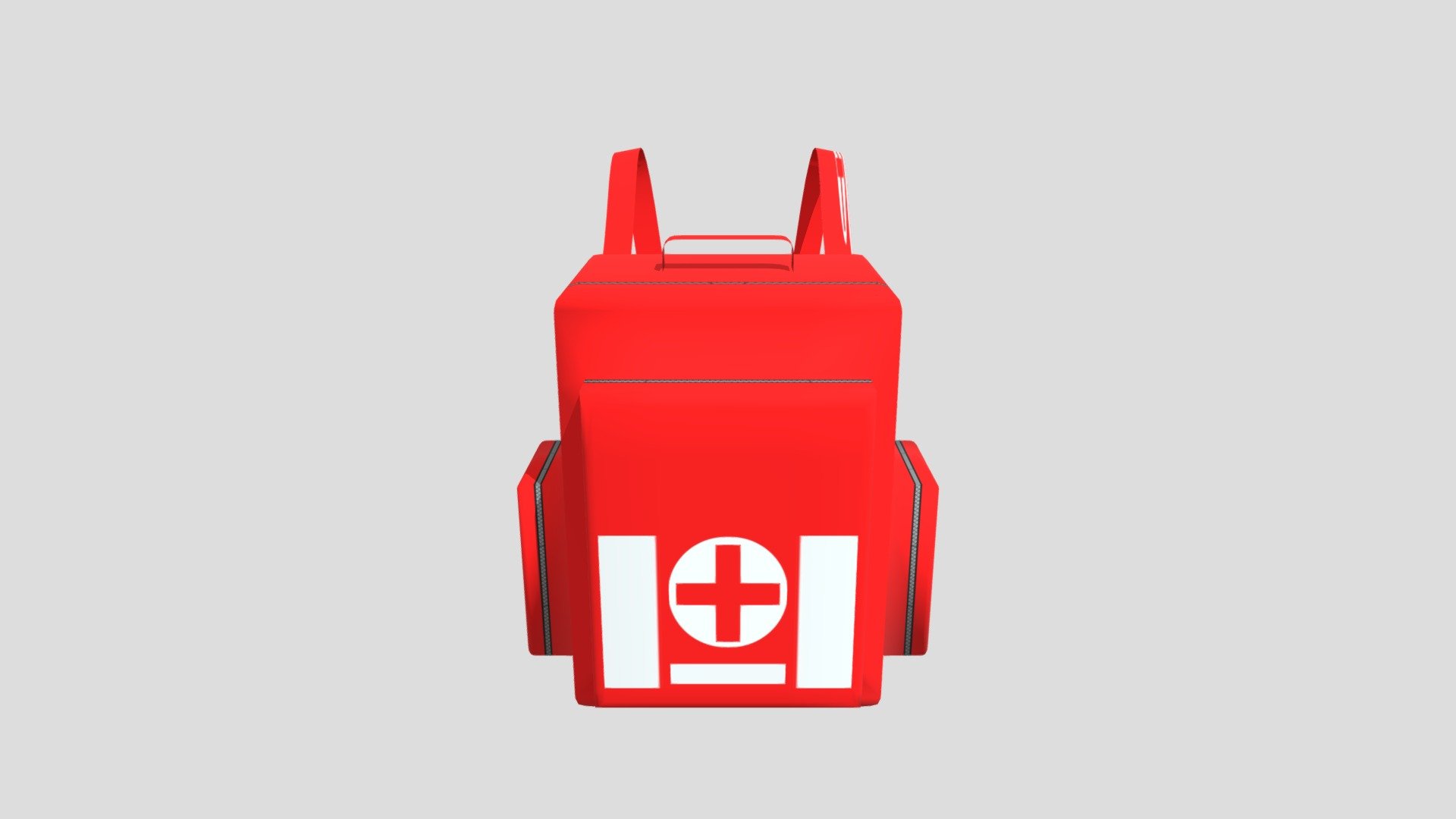 Medical Backpack. Lowpoly - Medicpack - Download Free 3D model by Mayday Academy (@Mayday-Academy) 3d model