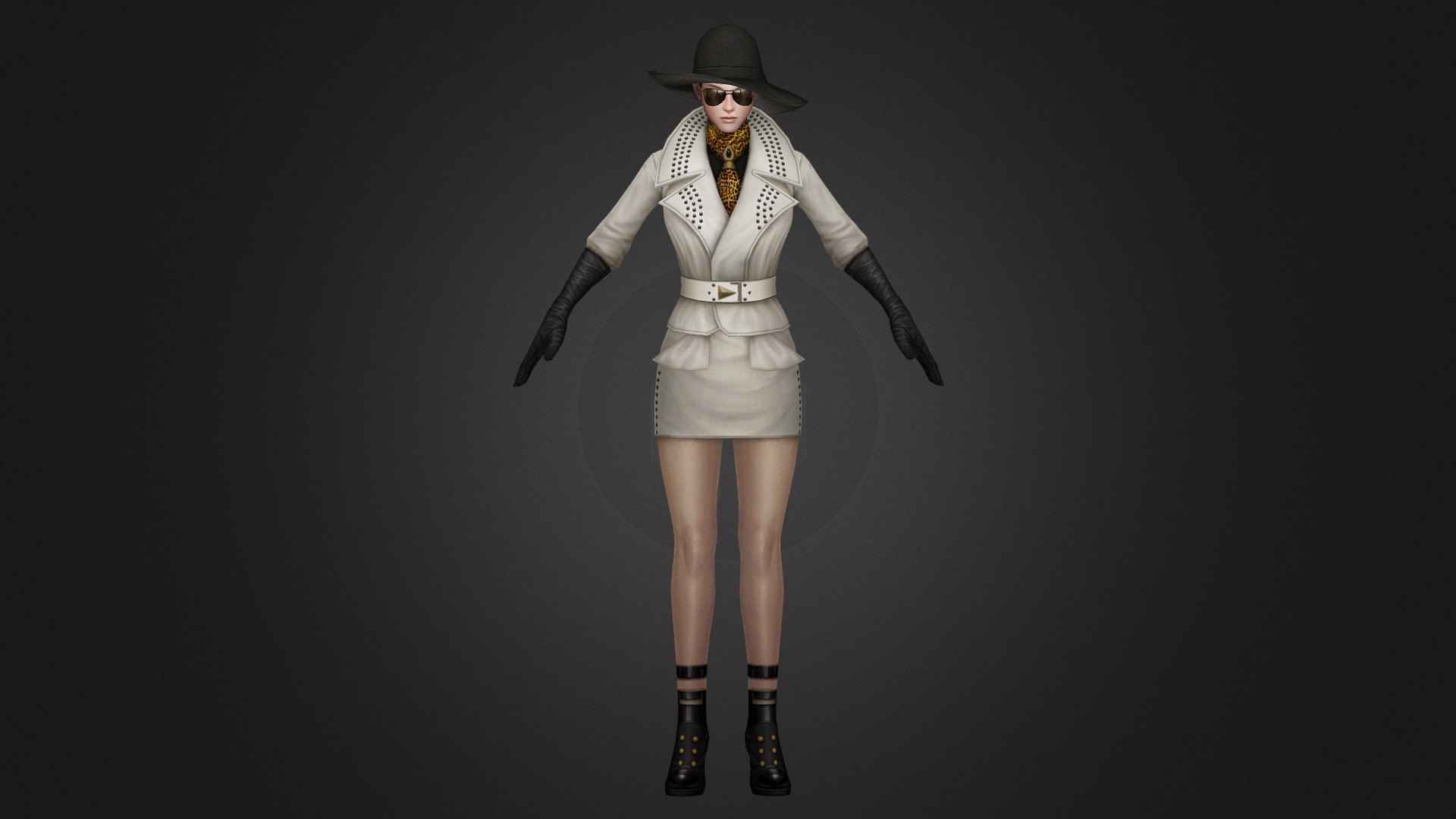Sarah Suit - 3D model by Dimac 3d model