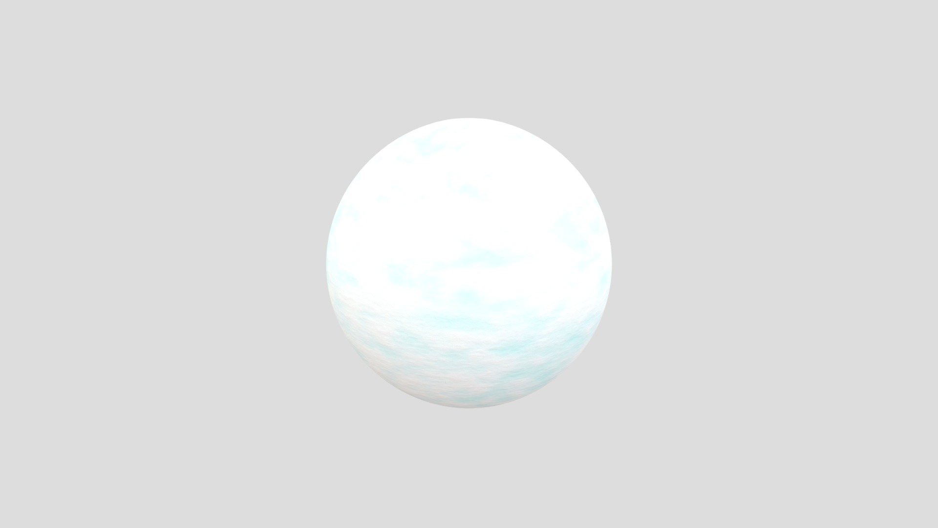 Snowball - 3D model by AnthonyOTU (@anthome8) 3d model